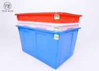 بزرگ ذخیره سازی جعبه های رنگی جعبه پلاستیکی W50 HDPE قابل انعطاف 487 * 343 * 258 میلی متر