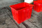 ظرفیت ریخته گری قرمز 160L سطل زباله های پلاستیکی سطل برای مخزن آب برای Aquaponic Fish Fram